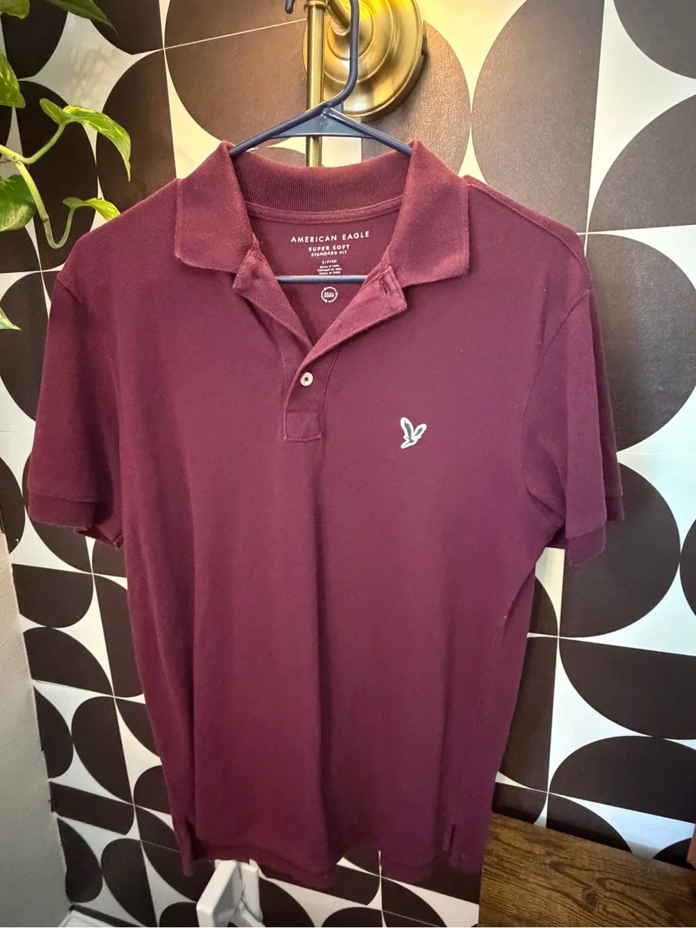 American Eagle Super Soft Polo Shirt | Men’s Medium